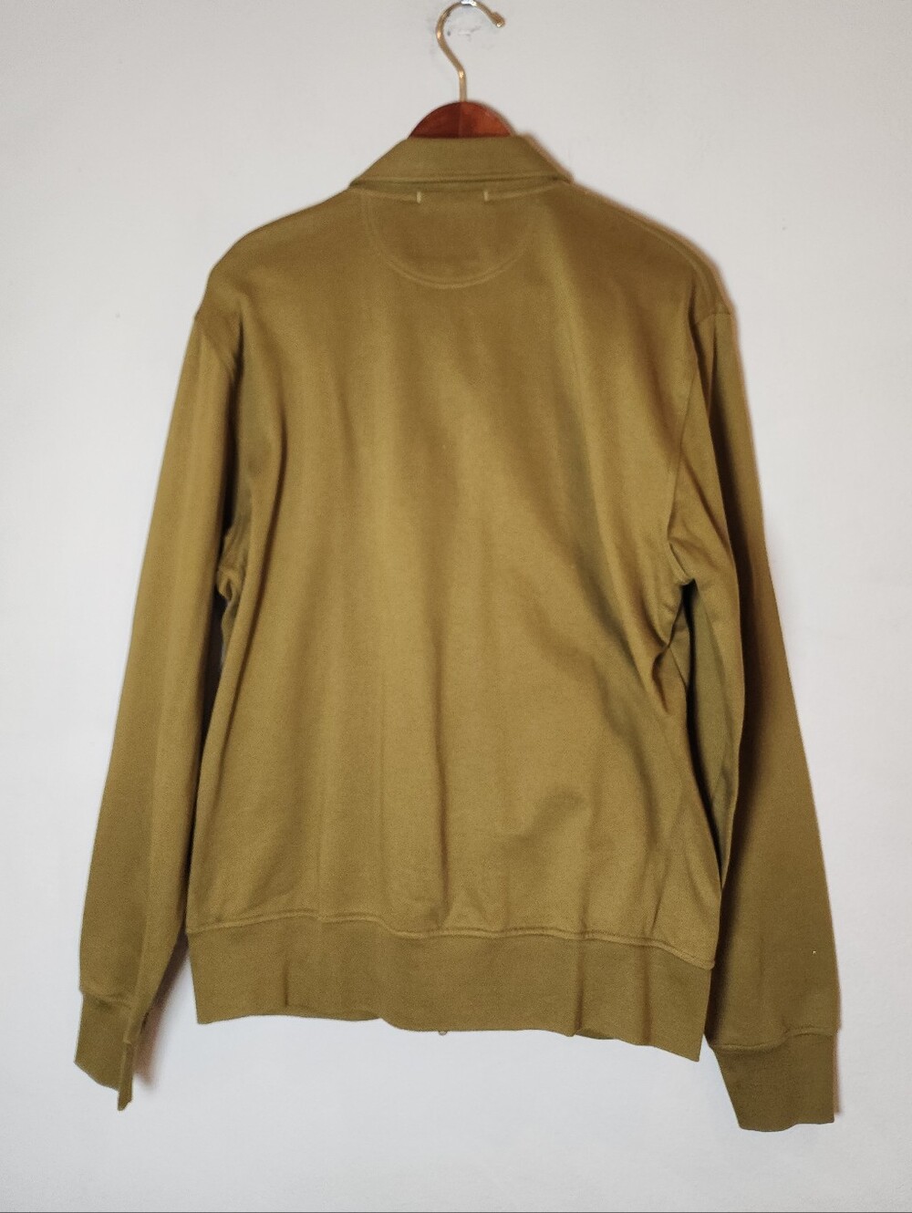 Norse Projects Andreas Track Jacket Zip Up Sweatshirt Olive Green 100% Cotton XL - Picture 4 of 16